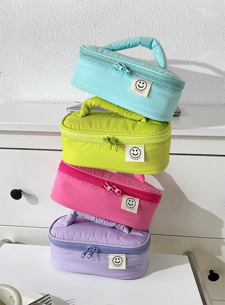Smiley Face Goyard makeup bag