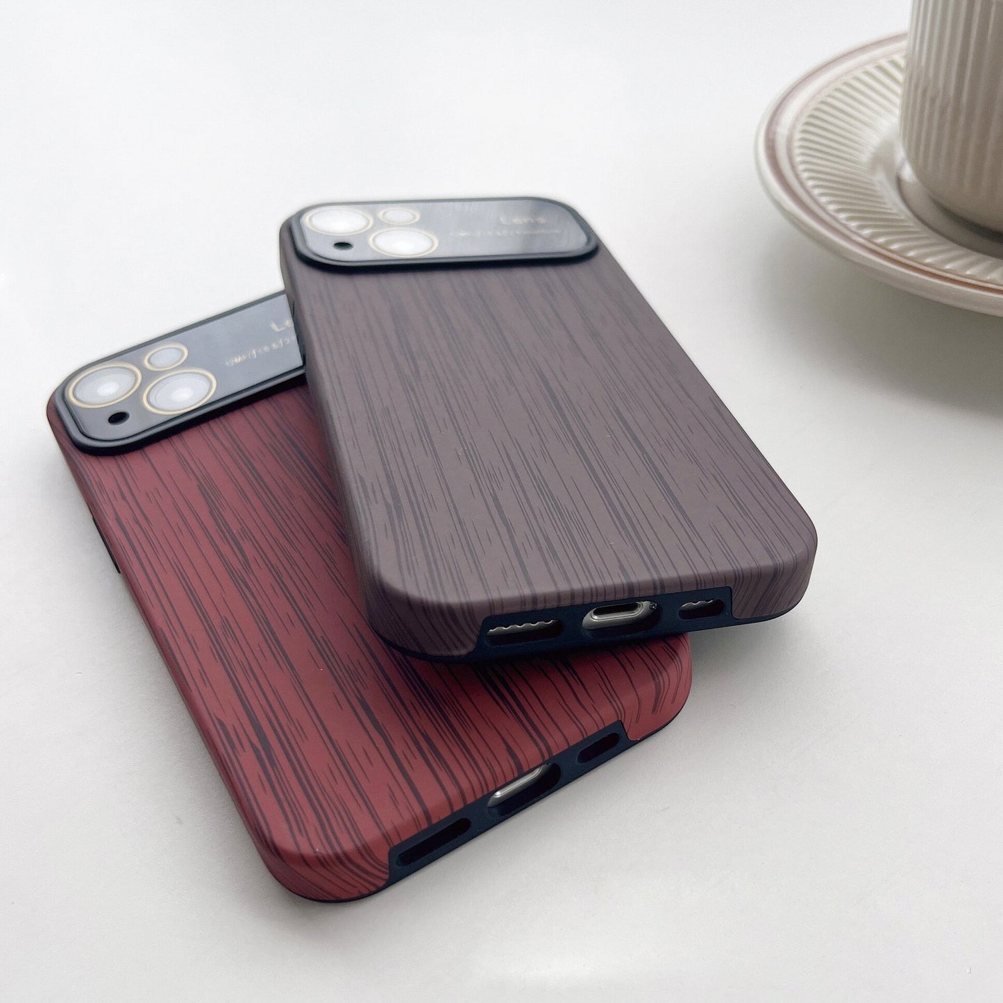 Wood Grain Phone Cases for a Touch of Nature for iPhone 11-iPhone 14 series