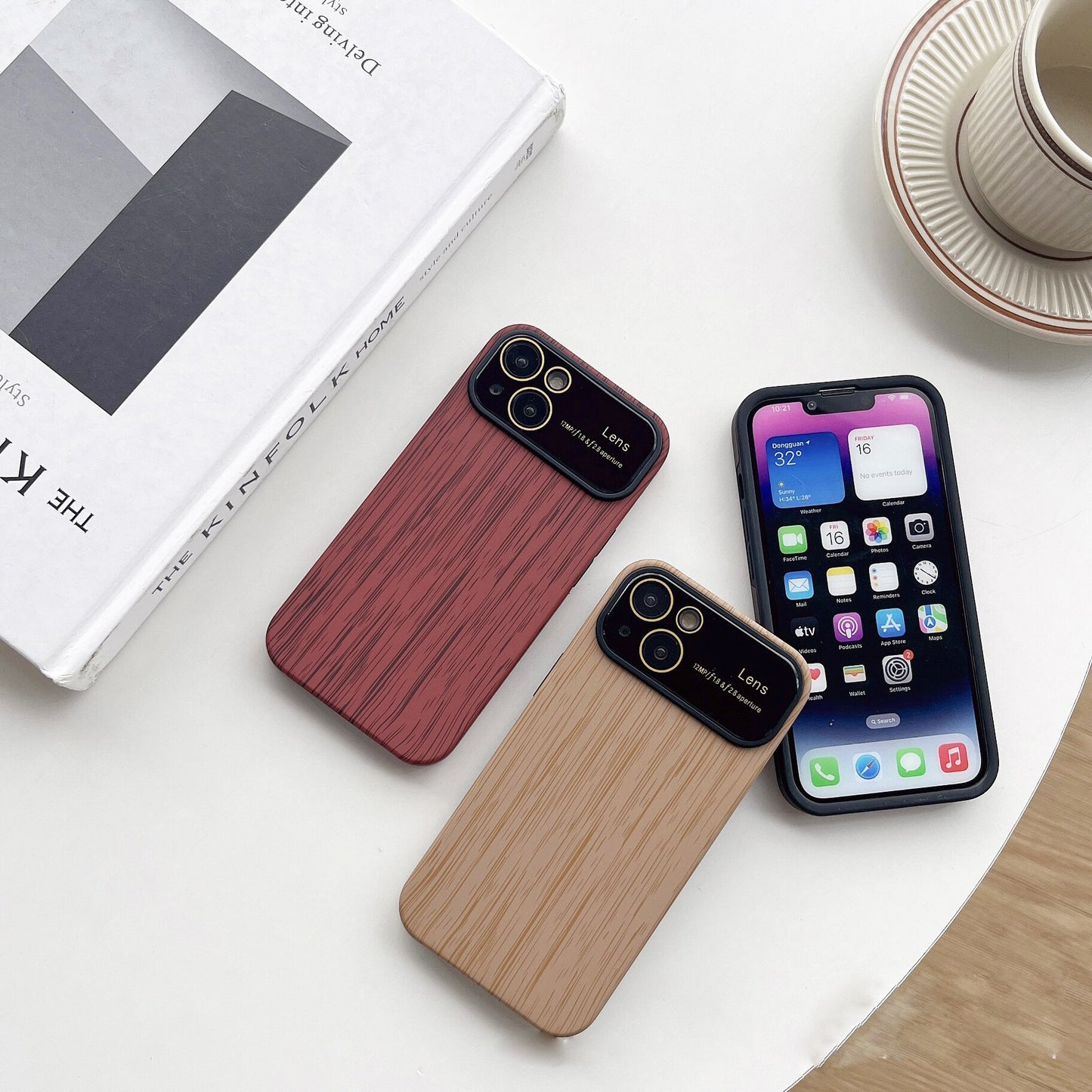 Wood Grain Phone Cases for a Touch of Nature for iPhone 11-iPhone 14 series