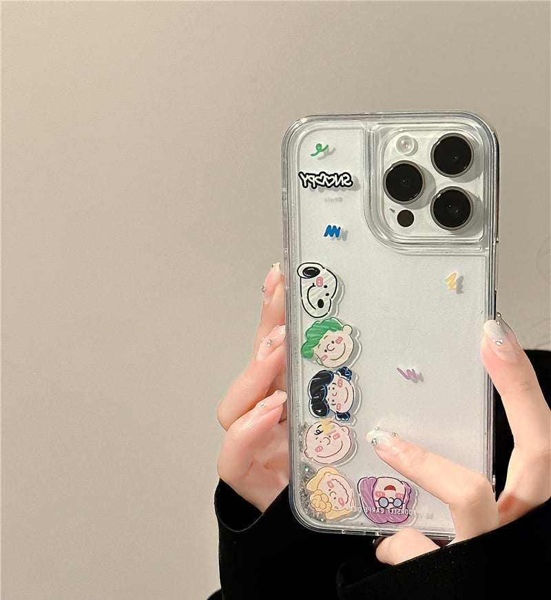 Cute Kawaii Characters Glitter Bling Cute Phone case