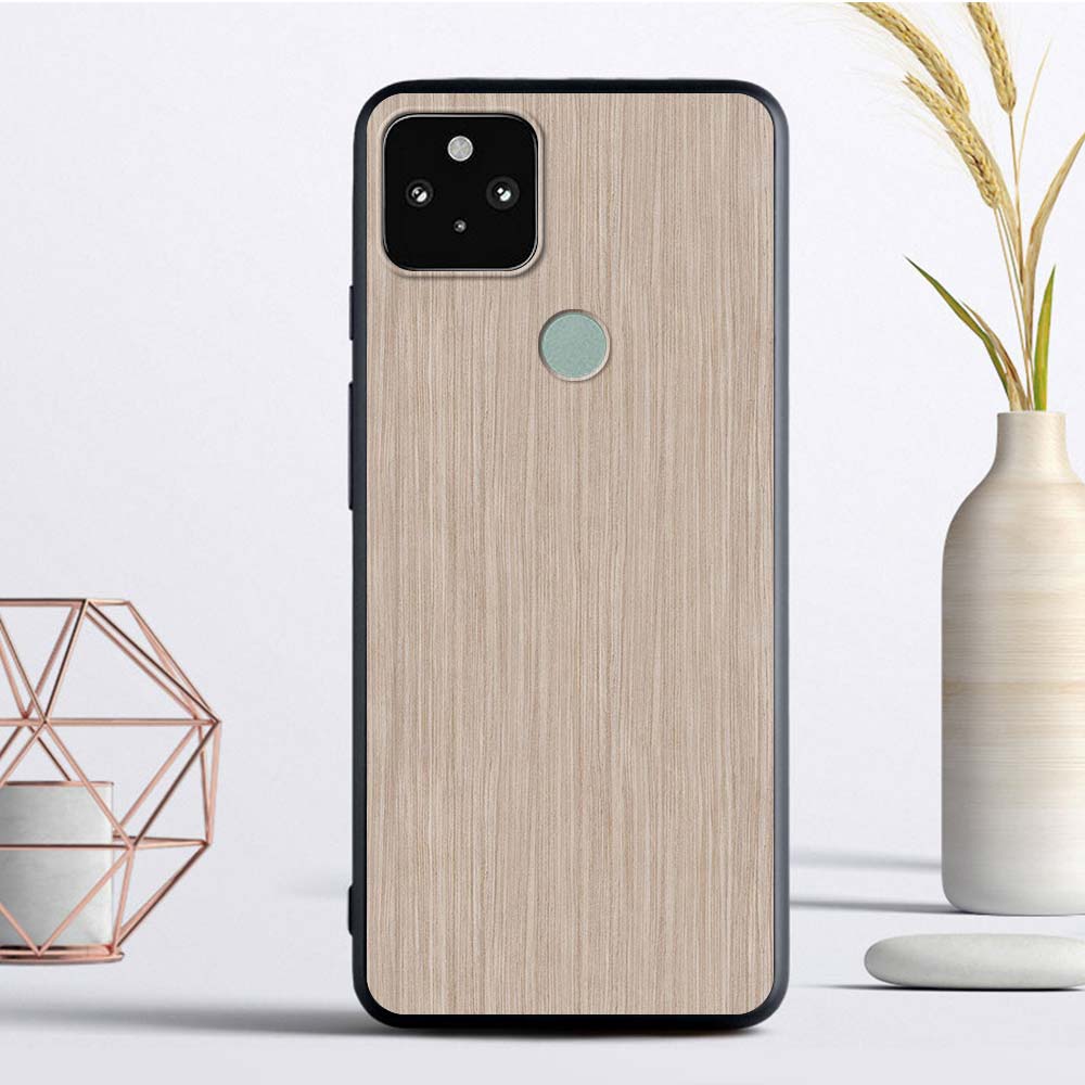 Luxury Texture Wood Silicone Google Pixel 4 XL 4A 5G 5 Soft Case