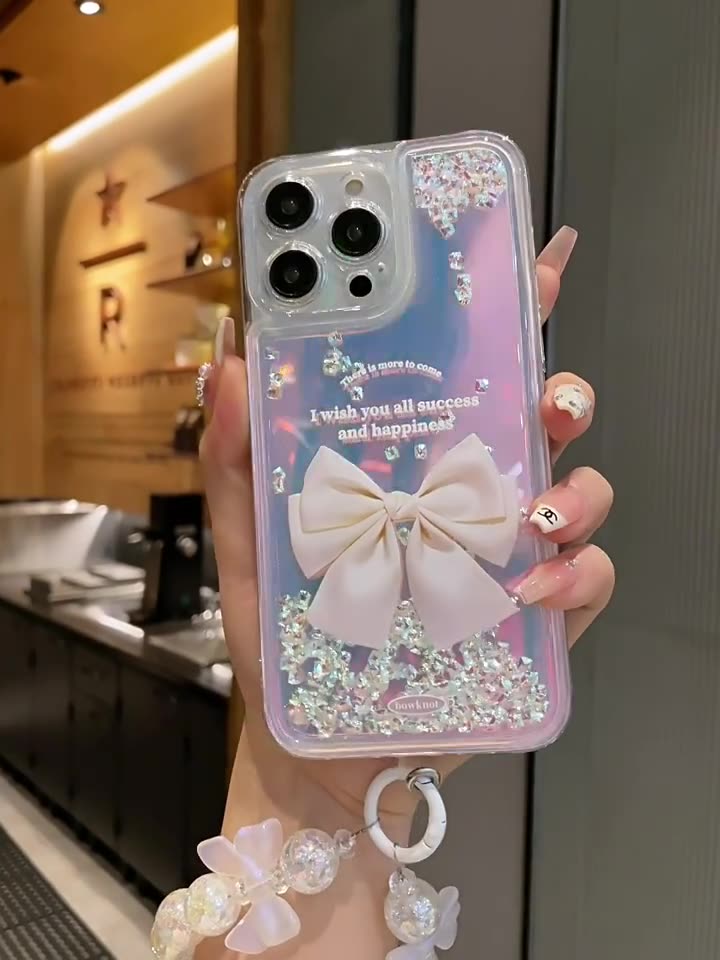 Cute Pink Bow GlitterBling Cute Phone case