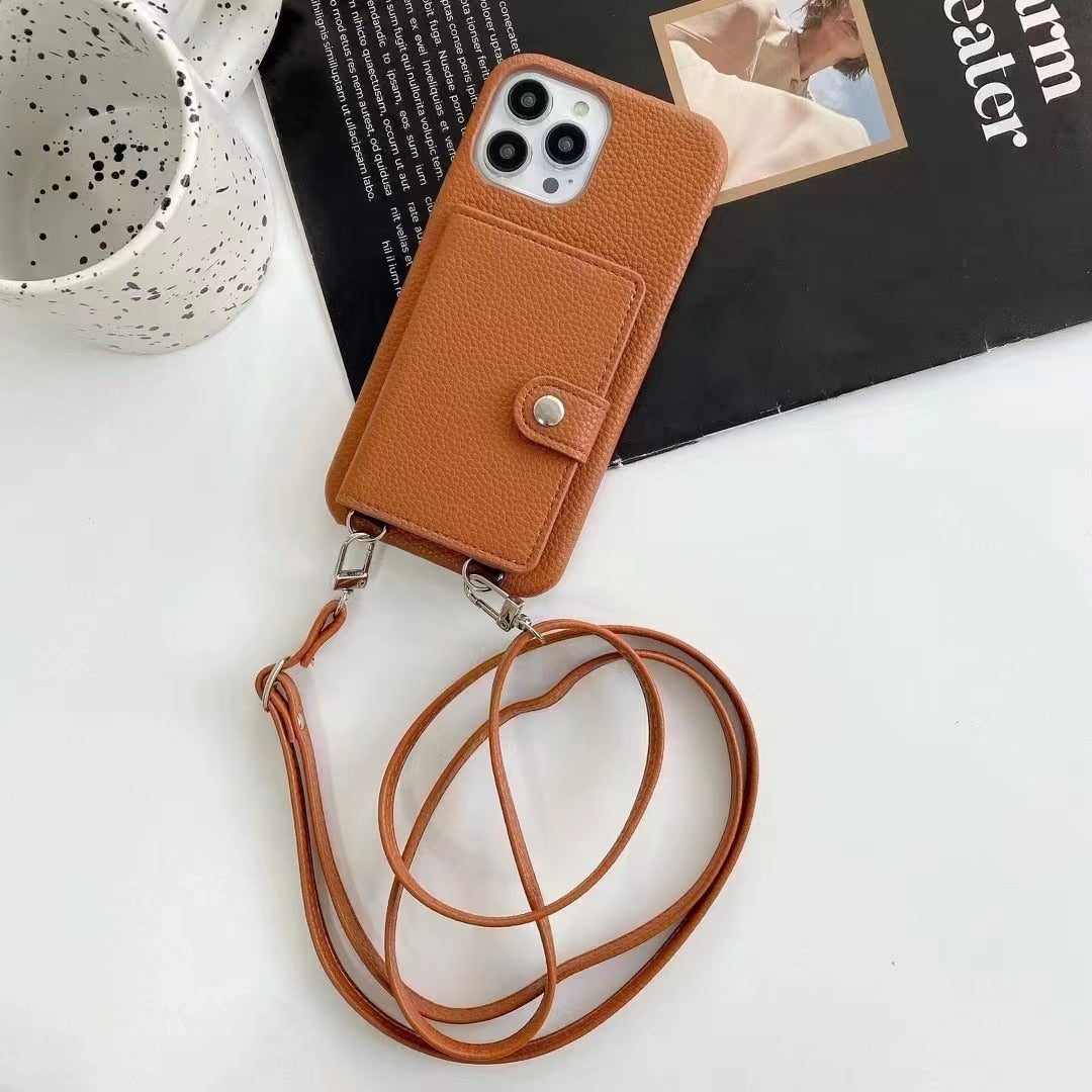 Necklace Lanyard Strap Chain Phone Case For iPhone 13 Pro Max 12 11 14 XS X XR Mini SE 2 7 8 Plus