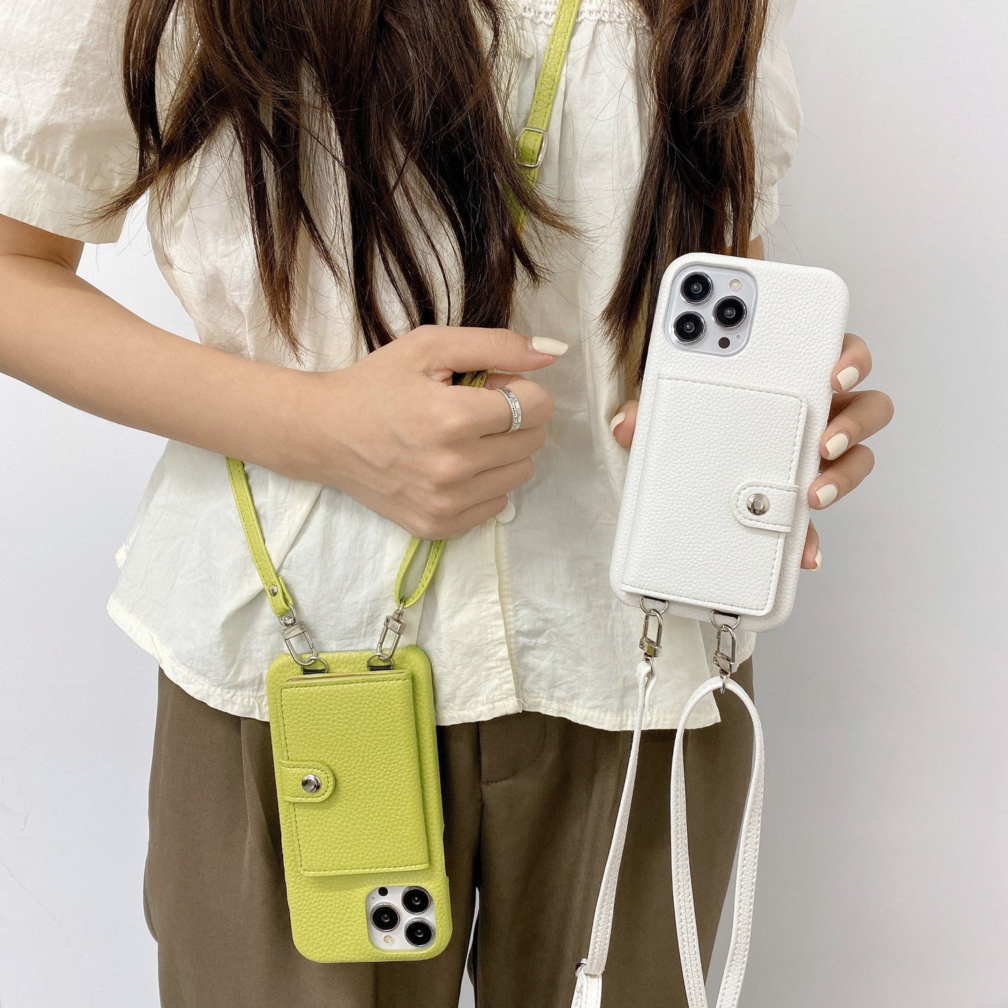 Necklace Lanyard Strap Chain Phone Case For iPhone 13 Pro Max 12 11 14 XS X XR Mini SE 2 7 8 Plus