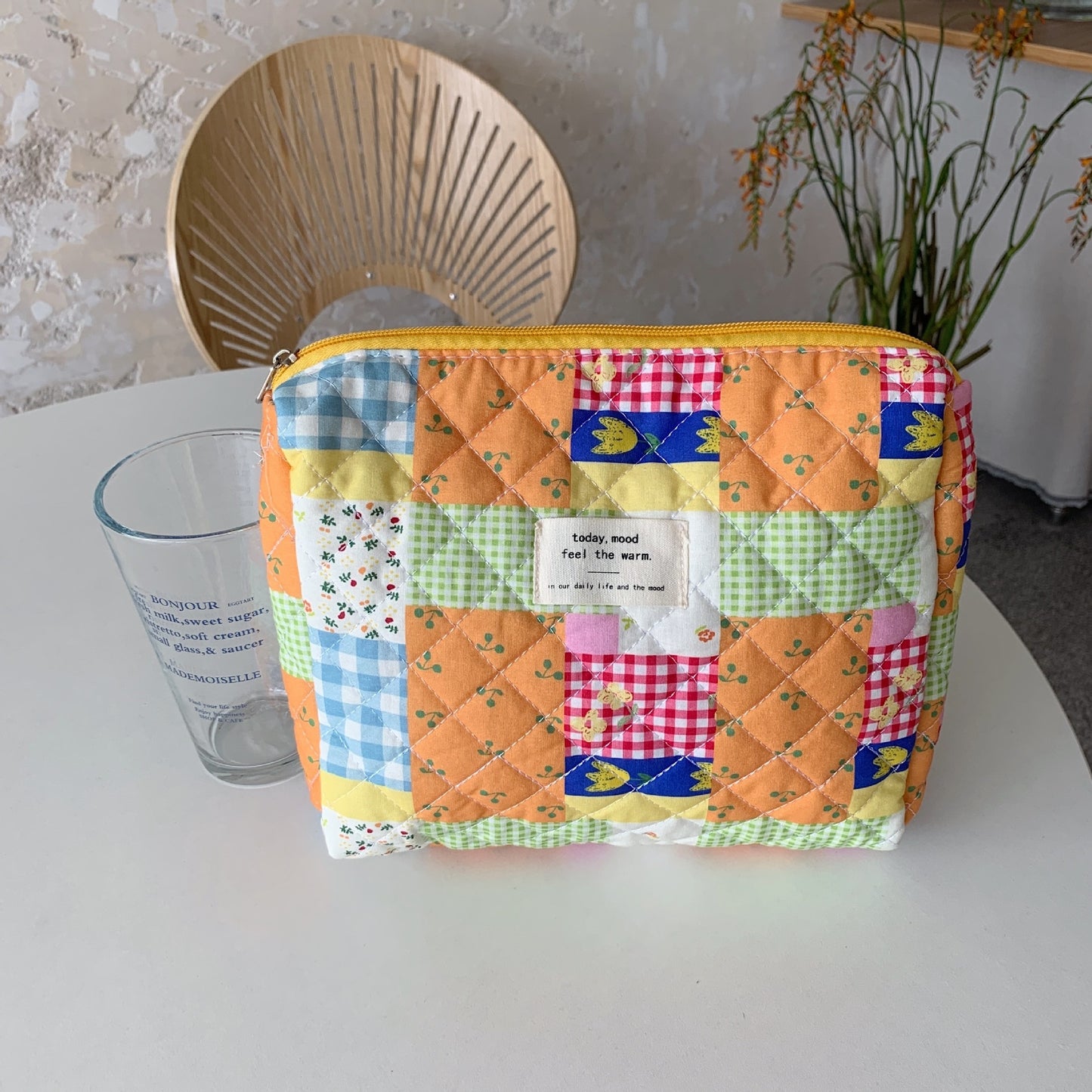 Large Capacity Women's Cosmetic Bags Cases Casual Ladies Storage Bag with Zipper