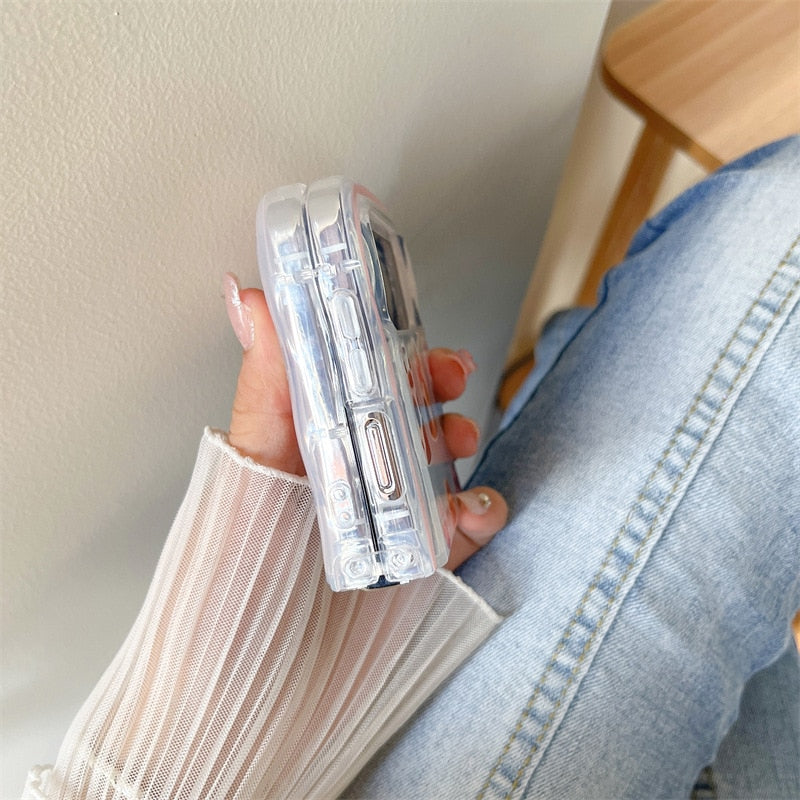 Cute Cartoon Cat Claws Samsung Galaxy Z Flip 5 4 3 Case