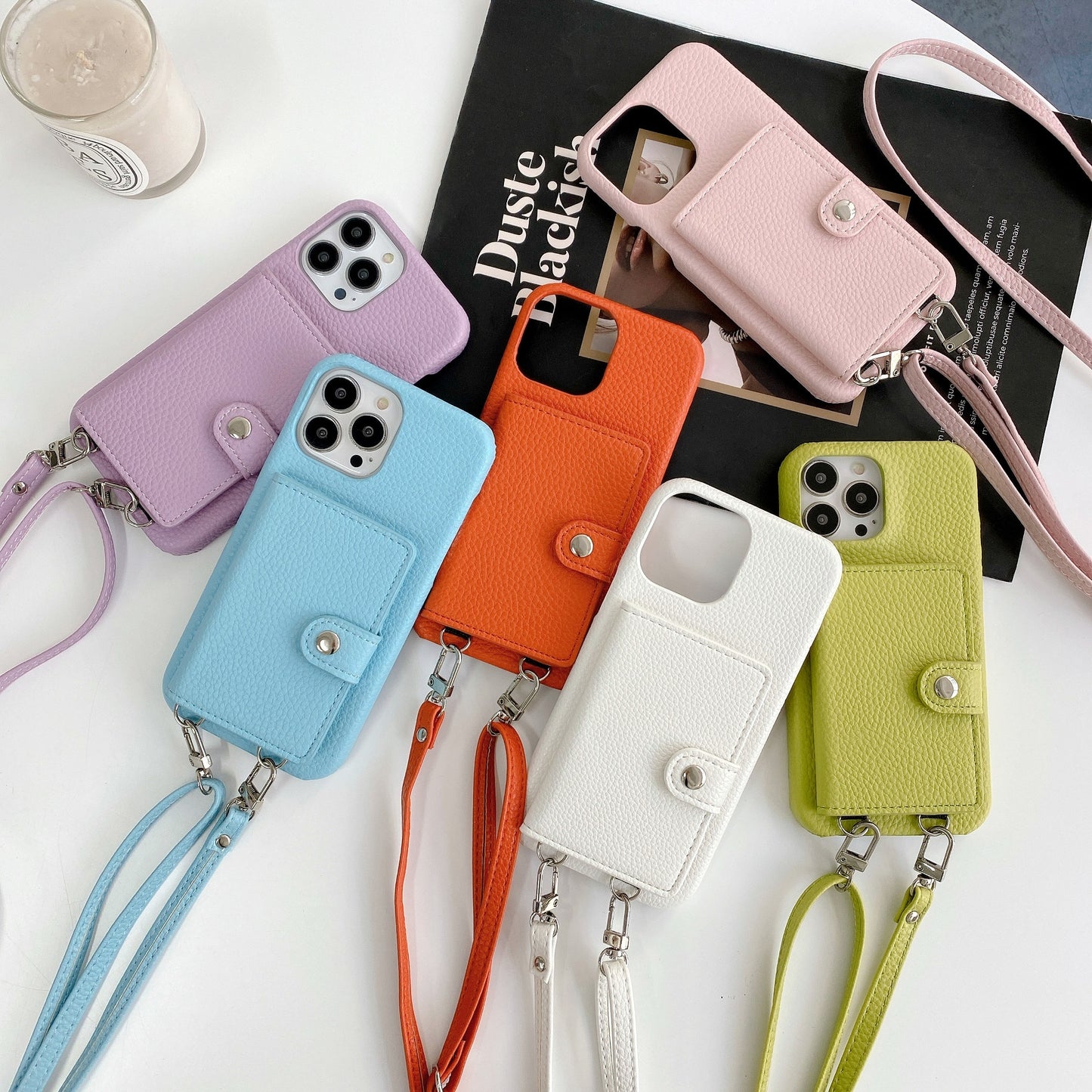 Necklace Lanyard Strap Chain Phone Case For iPhone 13 Pro Max 12 11 14 XS X XR Mini SE 2 7 8 Plus