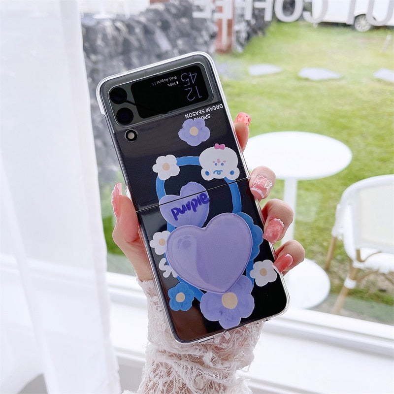 Cute Bear Samsung Galaxy Z Flip 4 3 Case