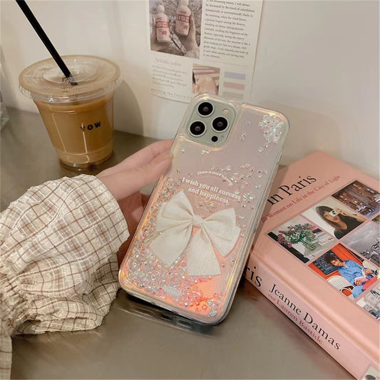 Cute Pink Bow GlitterBling Cute Phone case