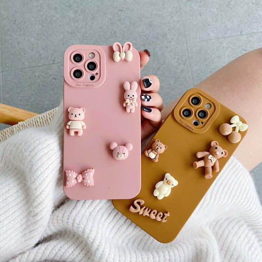 3D Bear iPhone Cases for Every iPhone from 6 to 15