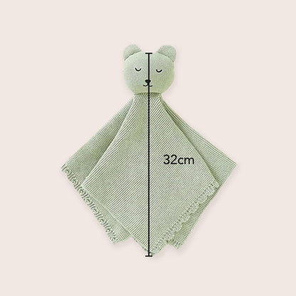 Personalised Knit Bear Lovey - 32cm size reference | SweetCarry