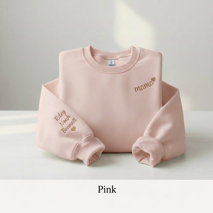 Personalised Mama Sweatshirt | Custom Kids Names Embroidered | Mum Gift | Mothers Day Gift | Custom Jumper Australia