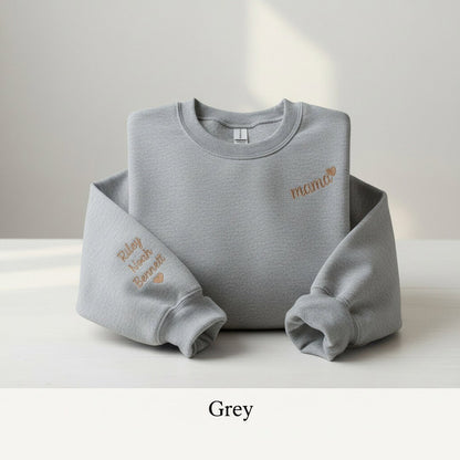 Personalised Mama Sweatshirt | Custom Kids Names Embroidered | Mum Gift | Mothers Day Gift | Custom Jumper Australia
